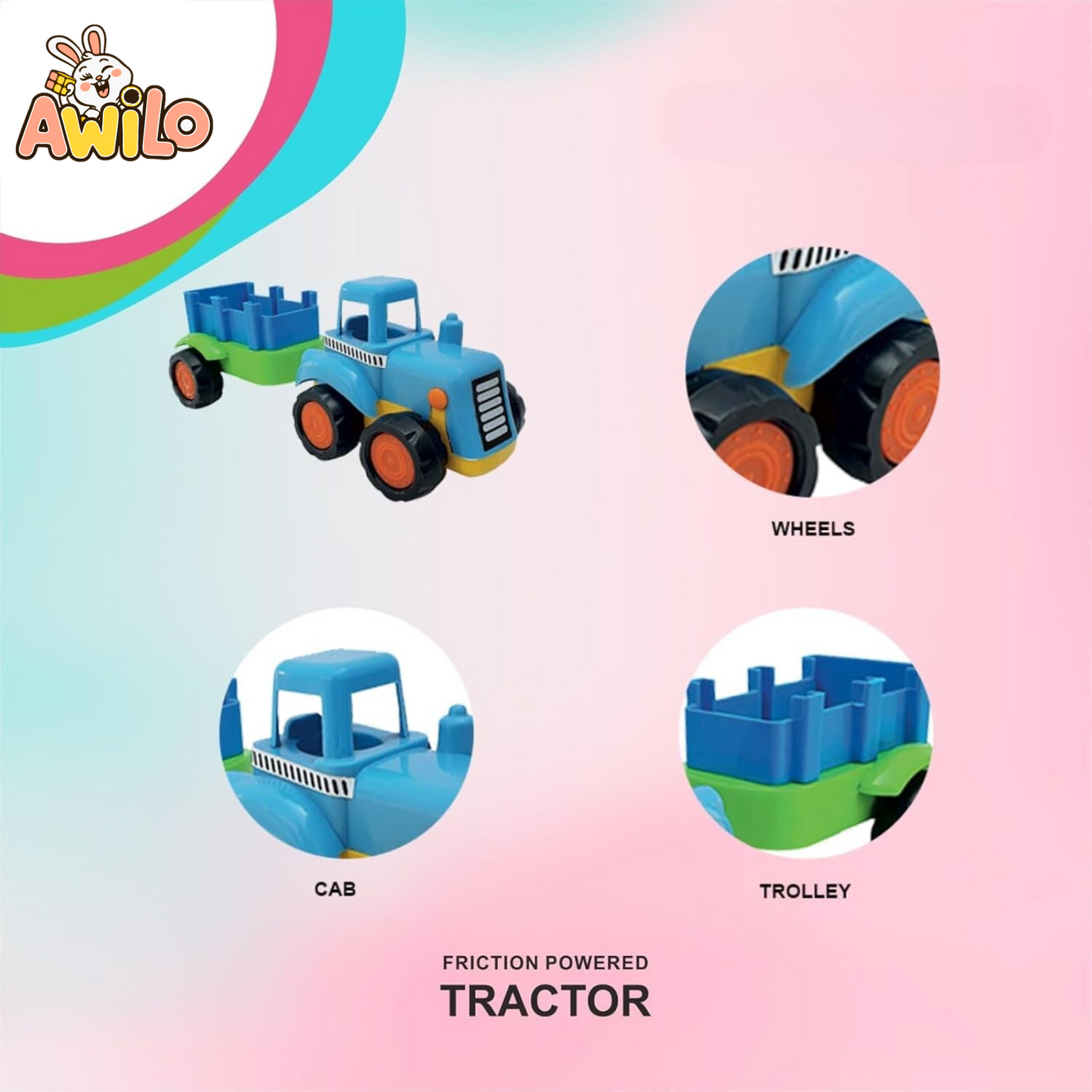 Tractor Toy for Kids - Awilo