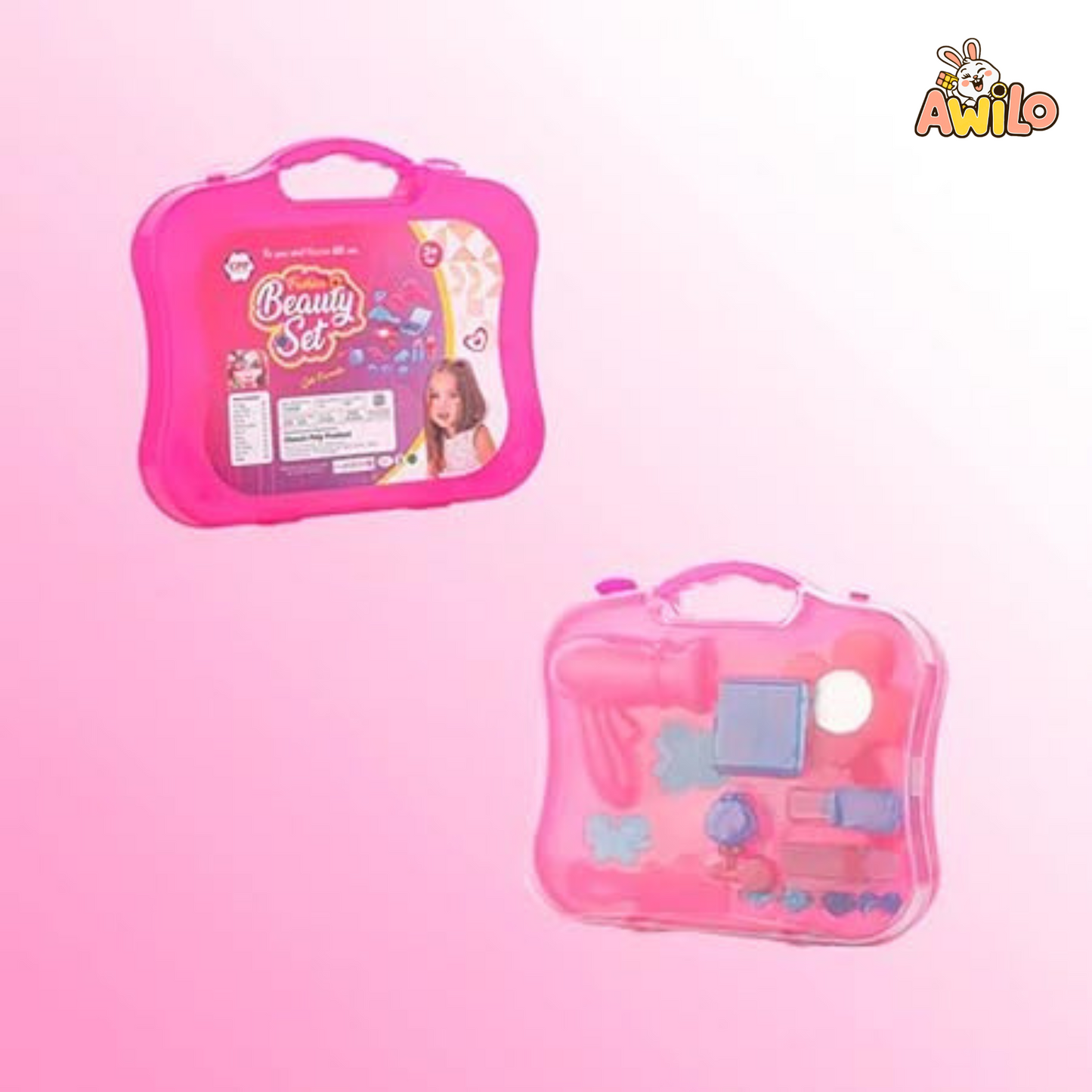Beauty Salon Makeup Kit Toy Set - Awilo