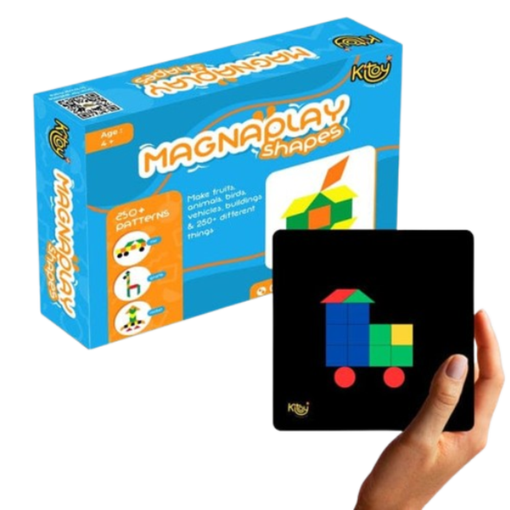 Magnaplay Shapes Puzzle Board - Awilo