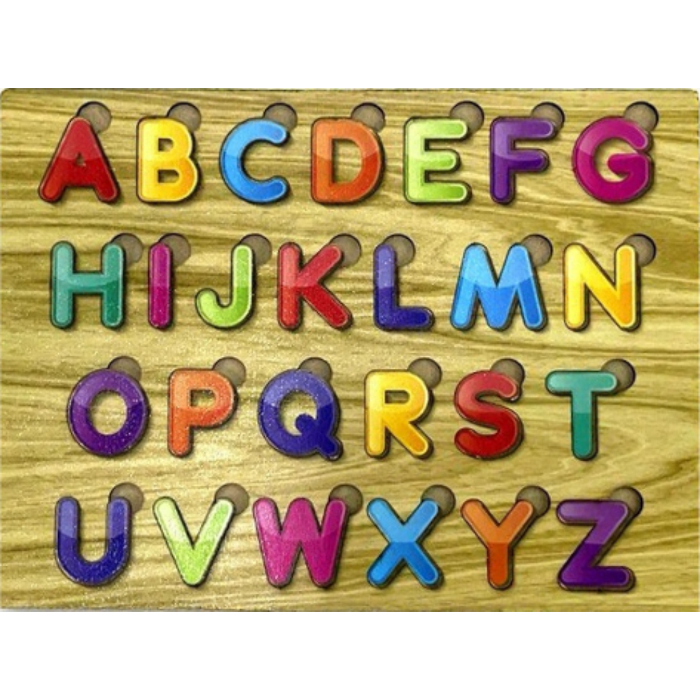 Wooden Educational Alphabet Puzzle - Awilo