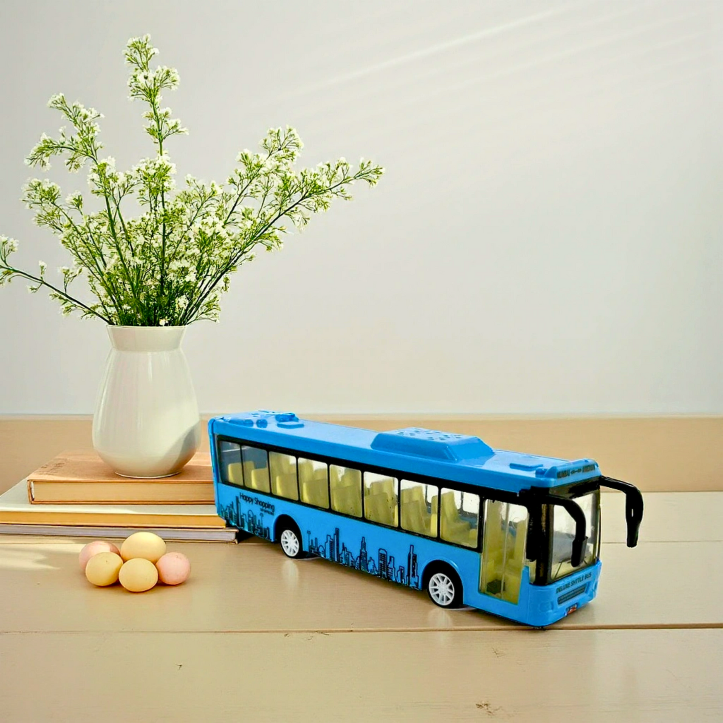 Blue Bus Toy for Kids - Awilo