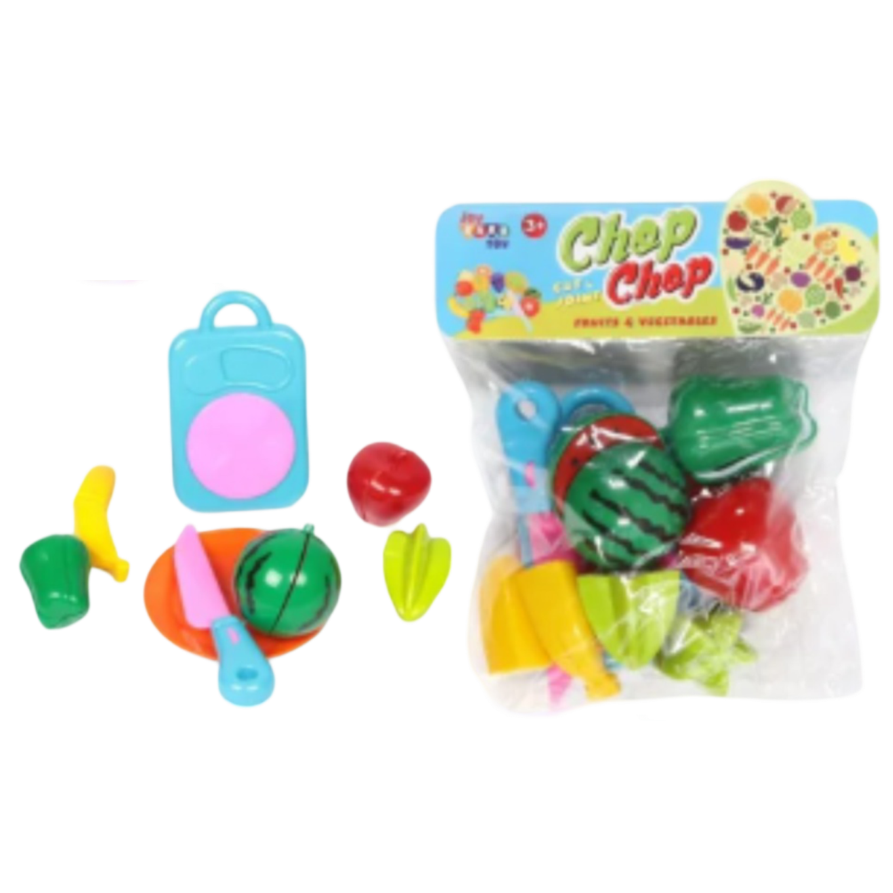 Chop Chop Fruit & Veg Play Set for Kids - Awilo