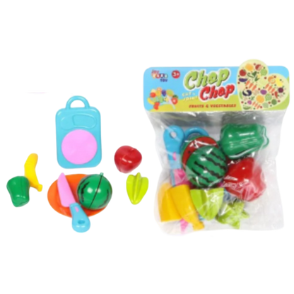 Chop Chop Fruit & Veg Play Set for Kids - Awilo