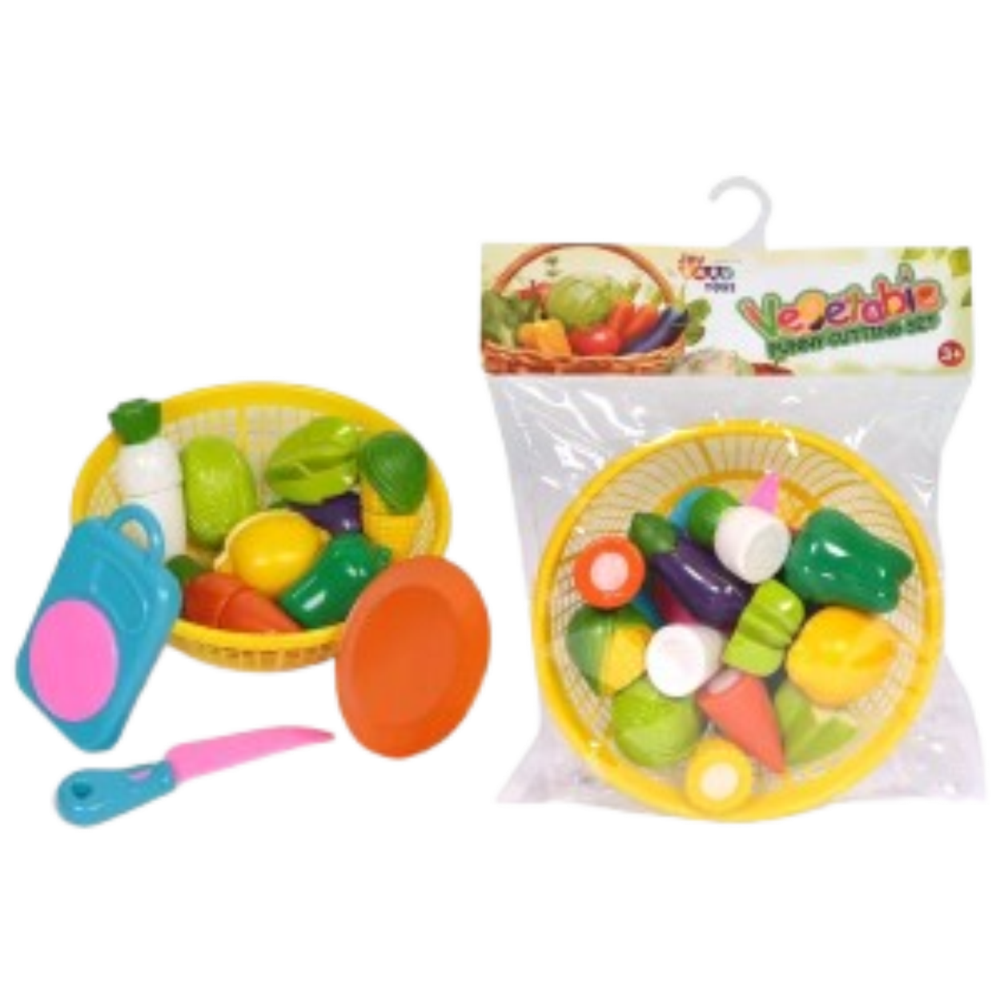 Cut & Cook Fruit & Veg Play Set for Kids - Awilo