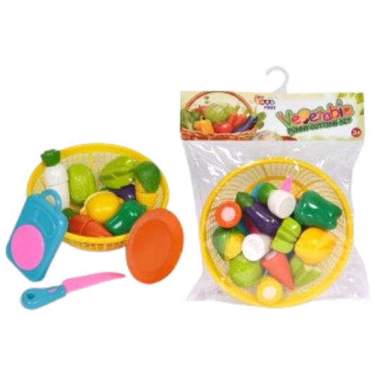 Cut & Cook Fruit & Veg Play Set for Kids - Awilo