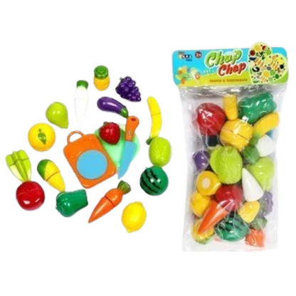 Chop Chop Fruit & Veg Play Set for Kids - Awilo
