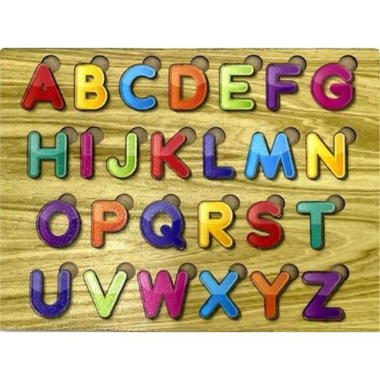 Wooden Educational Alphabet Puzzle - Awilo