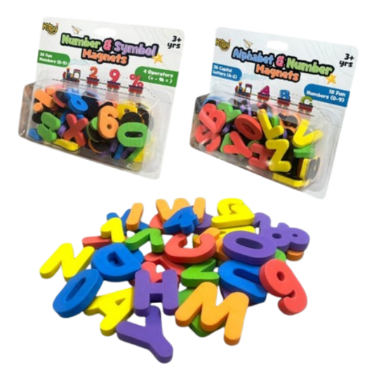 Magnetic Numbers & Symbols Set - Awilo