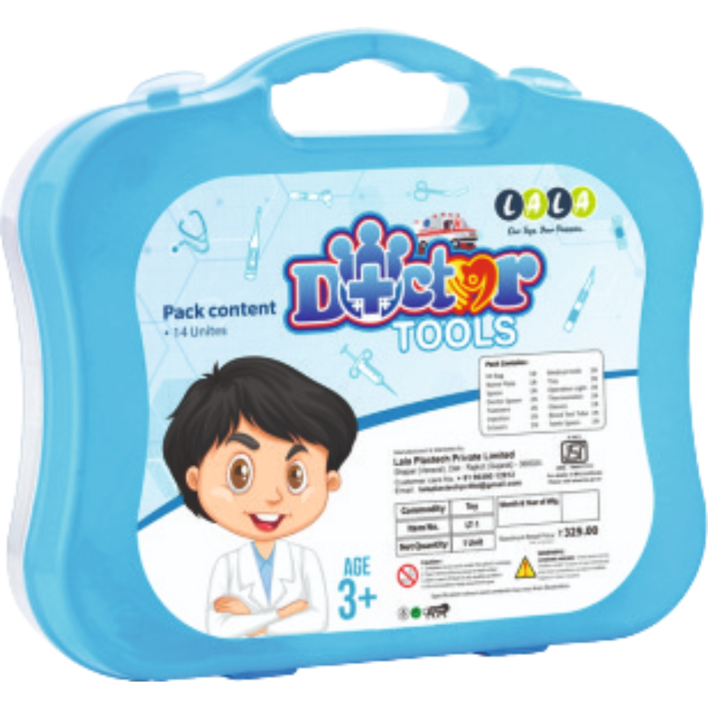 Doctor Kit Toy Set for Kids with Foldable Suitcase - Awilo