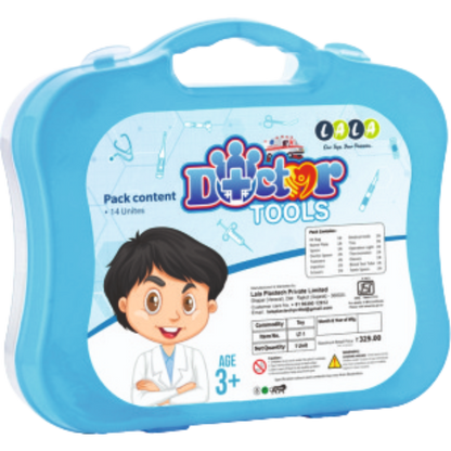 Doctor Kit Toy Set for Kids with Foldable Suitcase - Awilo