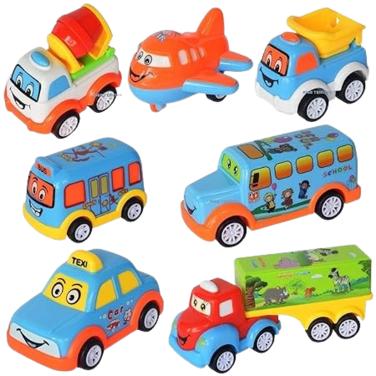 Pull Back Car Set for Kids - Awilo