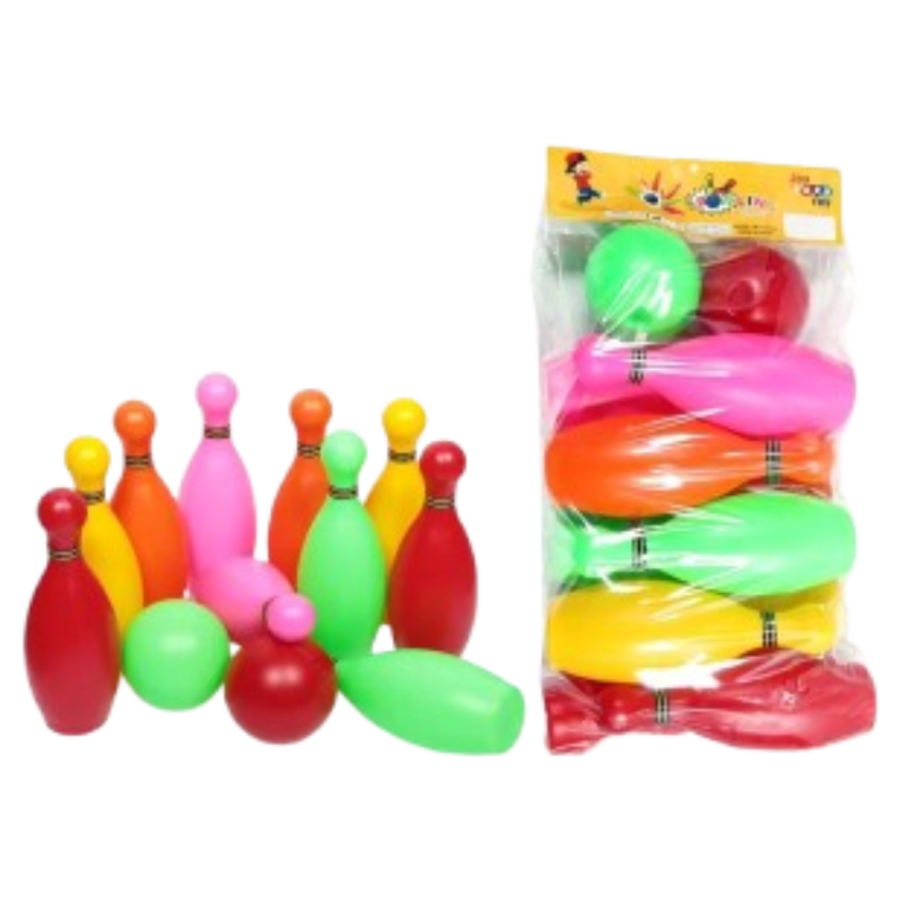 Bowling Set for Kids – 10 Pcs Indoor & Outdoor Play Toy - Awilo