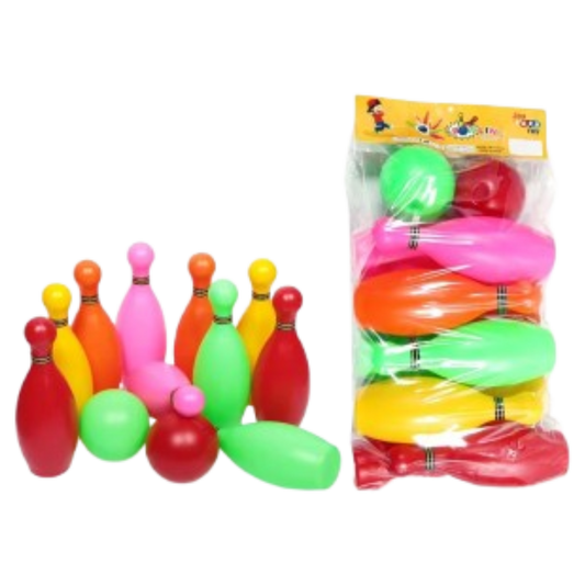 Bowling Set for Kids – 10 Pcs Indoor & Outdoor Play Toy - Awilo