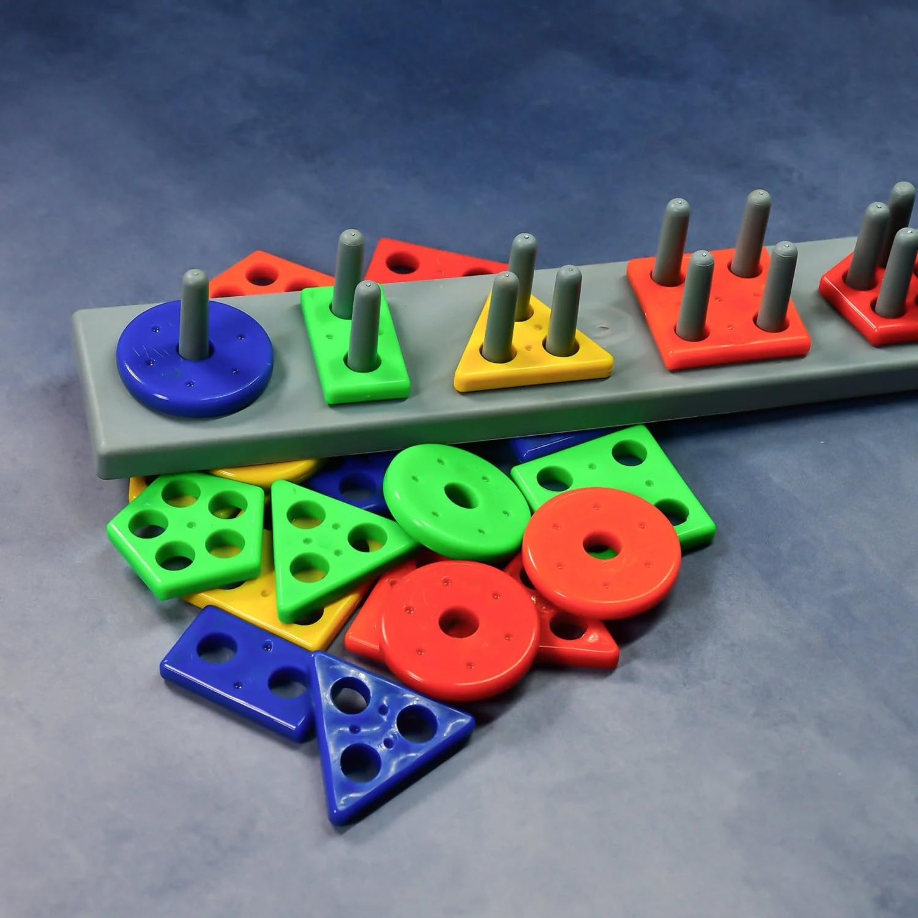 Colorful Geometric Shape Stacking Toy for Kids - Awilo