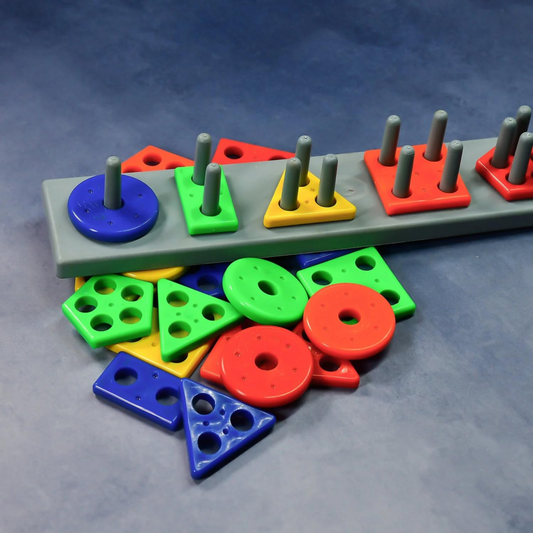 Colorful Geometric Shape Stacking Toy for Kids - Awilo