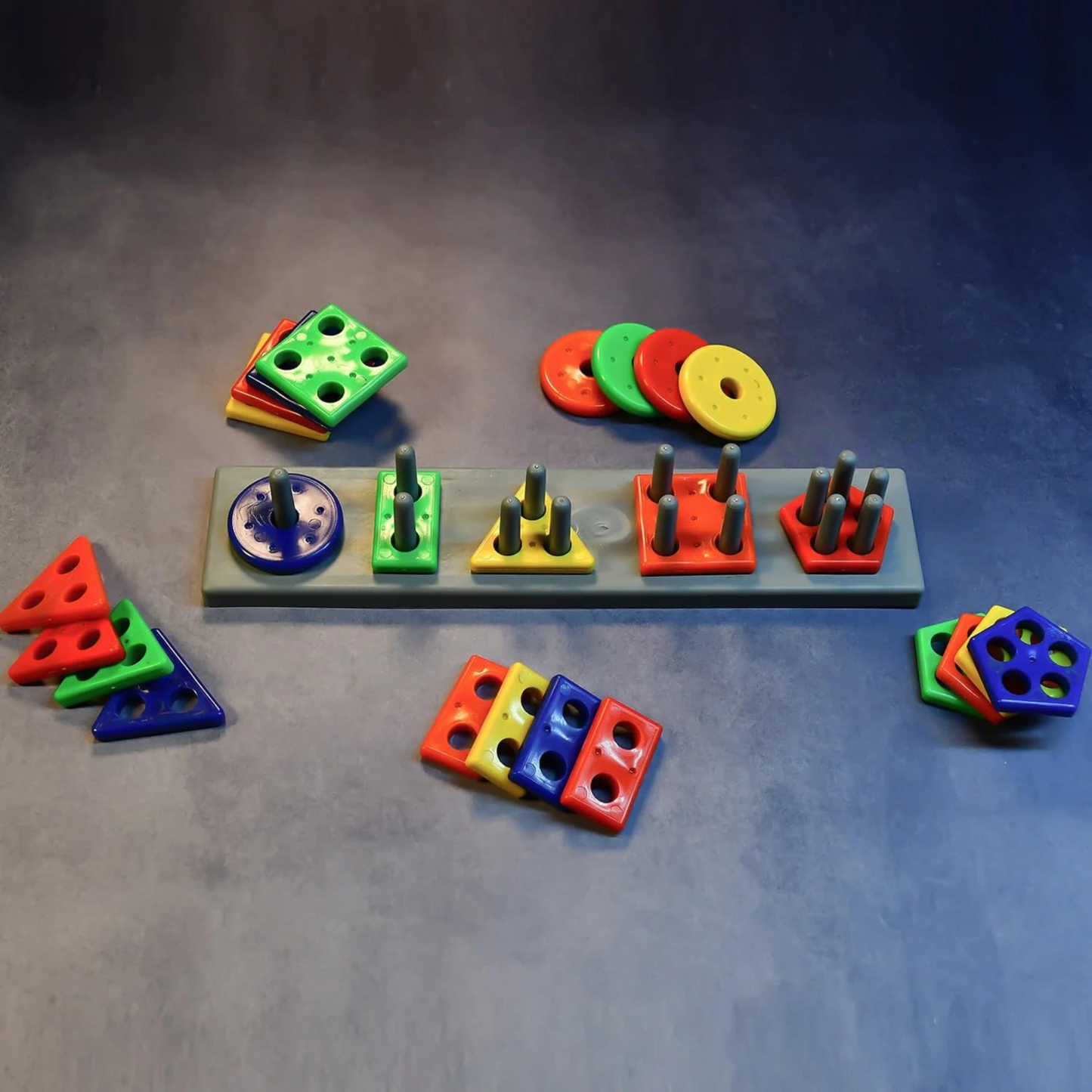 Colorful Geometric Shape Stacking Toy for Kids - Awilo