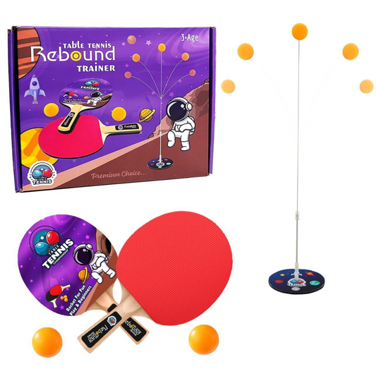Table Tennis Rebound Trainer – Indoor & Outdoor Game for Kids & Adults - Awilo